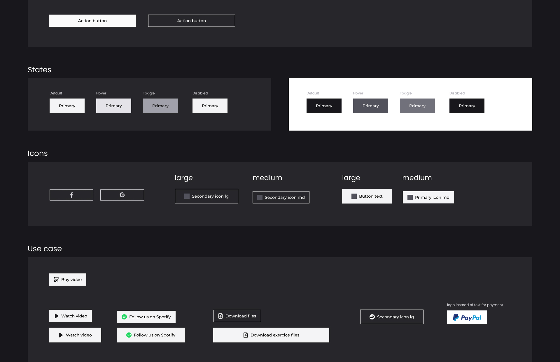 Puremix DS — UI components, dropdowns, calendar