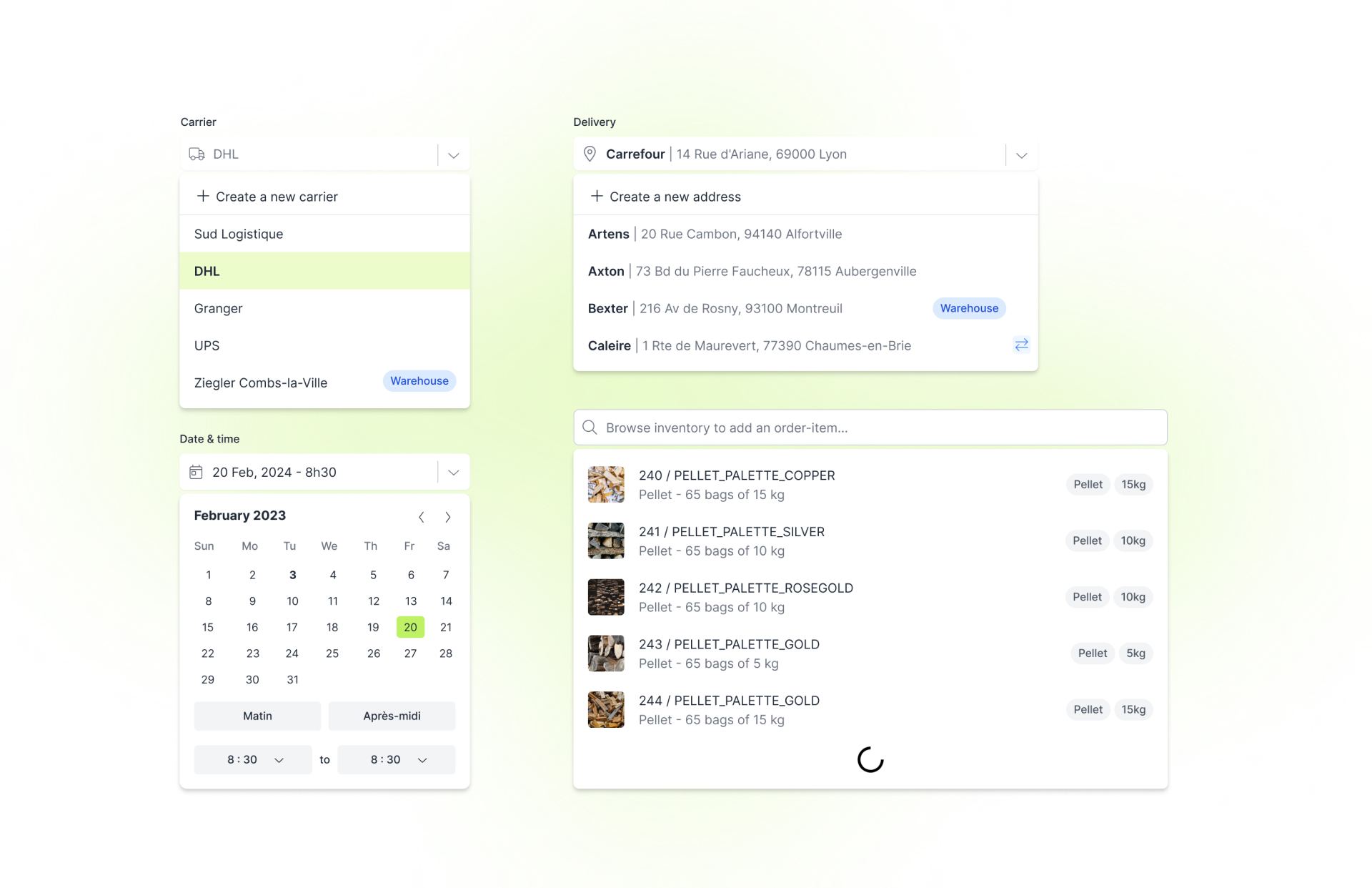 Spacefill DS — Button variants dark mode