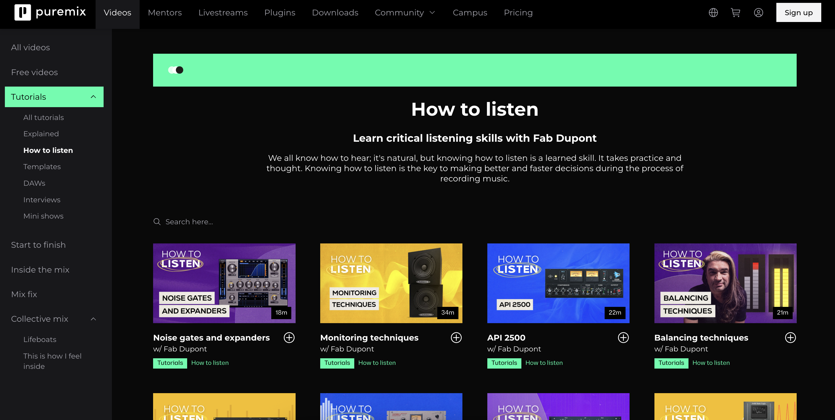 How to listen